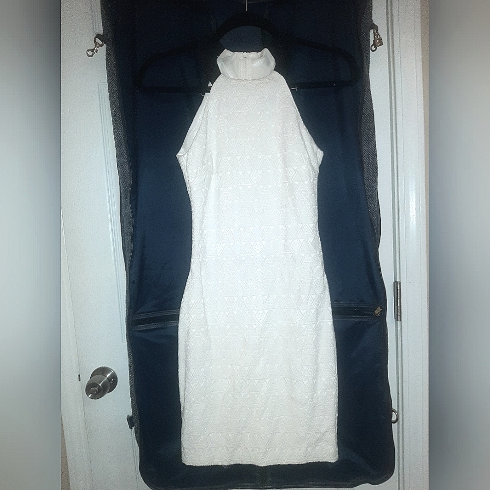 Zara White Halter Dress